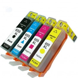 655 SET  2BLACK +1CYAN+1MAGENTA+1YELLOW ΣΥΜΒΑΤΑ 5ΤΕΜ HP  3525, 4615, 4625, 5525, 6525 